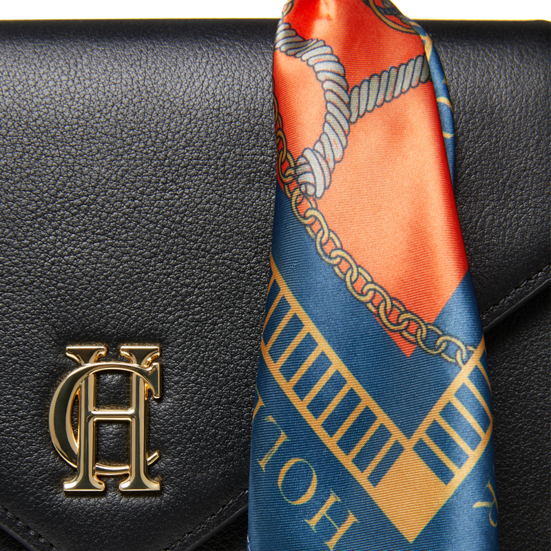 Holland Cooper Dowdeswell Scarf Bag - Black-2